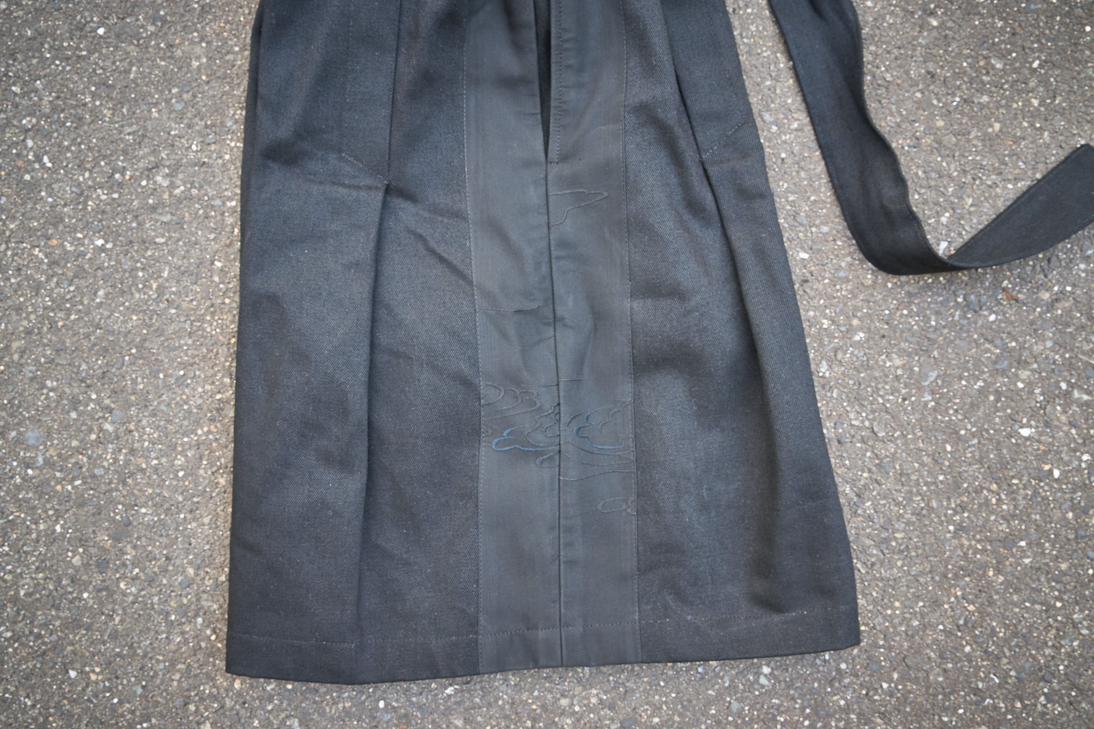 HEAVY DENIM HAKAMA SHORTS